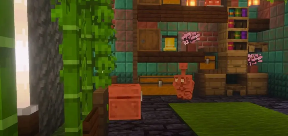 Minecraft Copper Update: Golem de cupru, cufere, rafturi