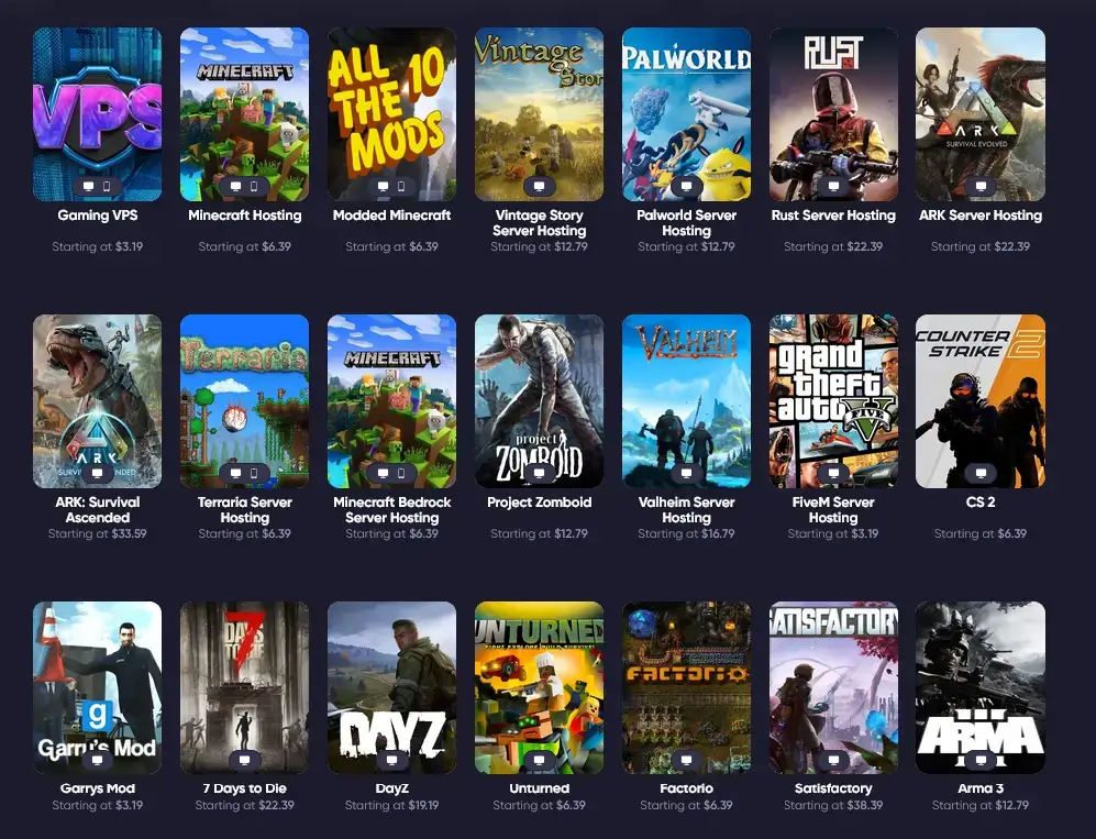 godlike game server hosting