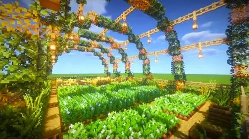 minecraft building farm
