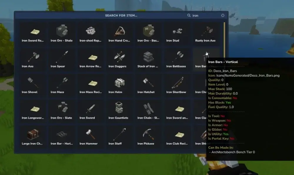 Hytale Advanced Item Info