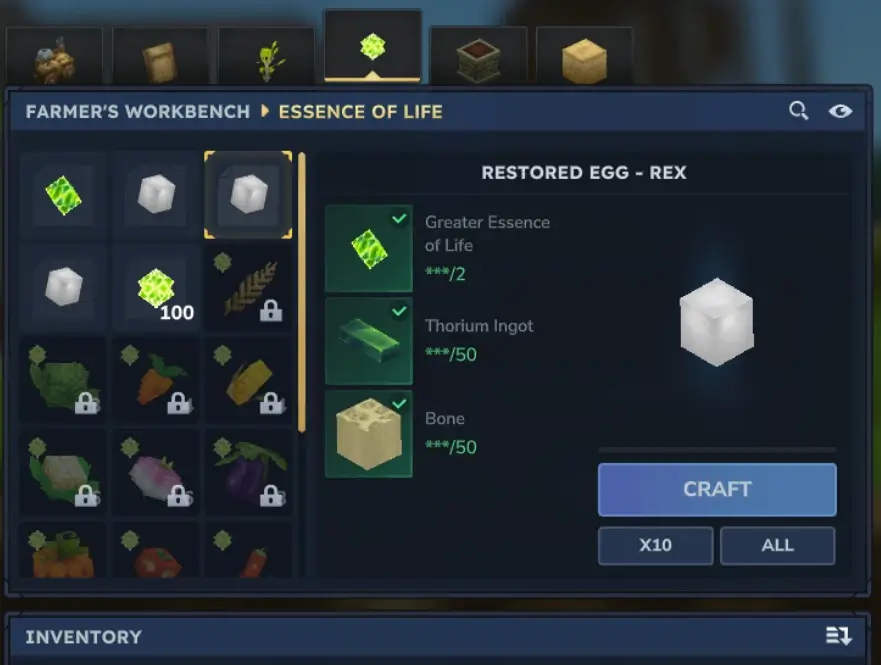 hytale Resurrectable and Rideable Dinosaurs