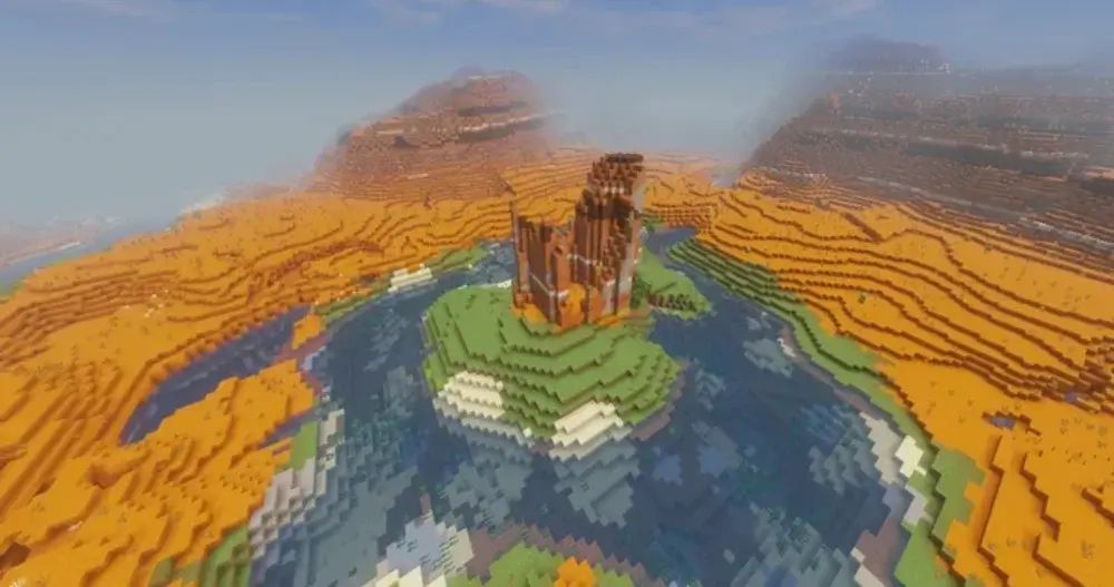 minecraft badland seed