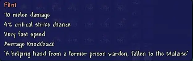 Flint Terraria 1.4.5 Info