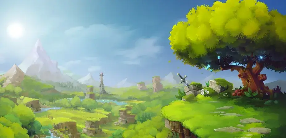 hytale Emerald Wilds art