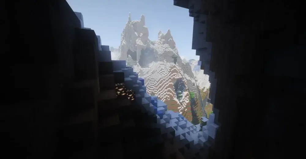 Jagged Peaks in a Frozen Peaks ring