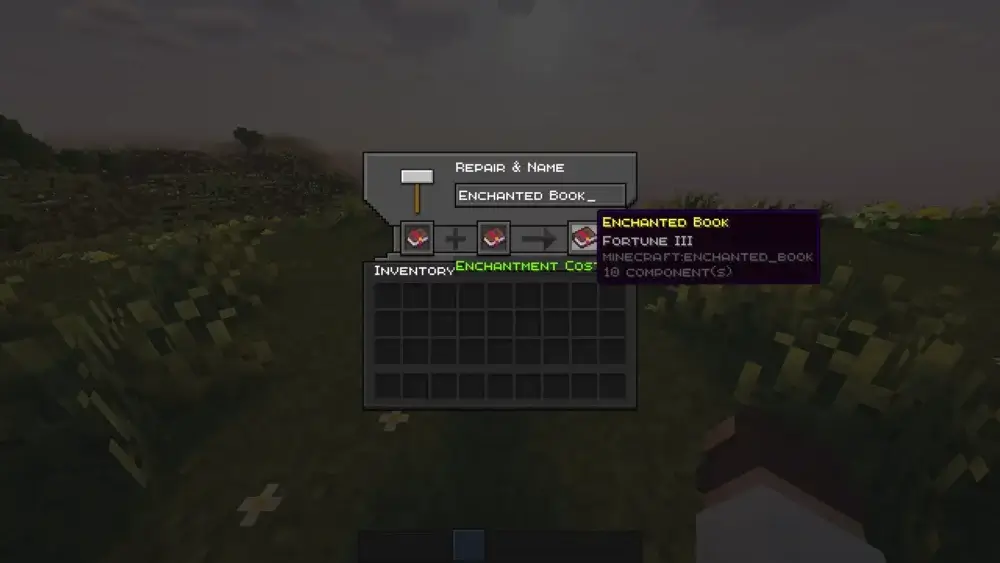 Minecraft combineBooks