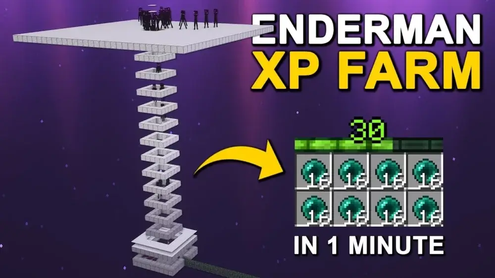 Minecraft endermanXPfarm