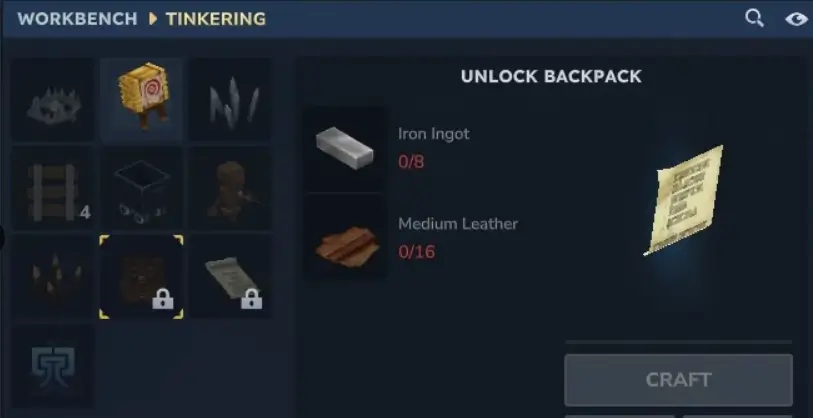 hytale backpack craft