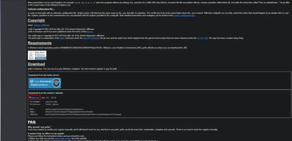 minecraft-jarfix-app