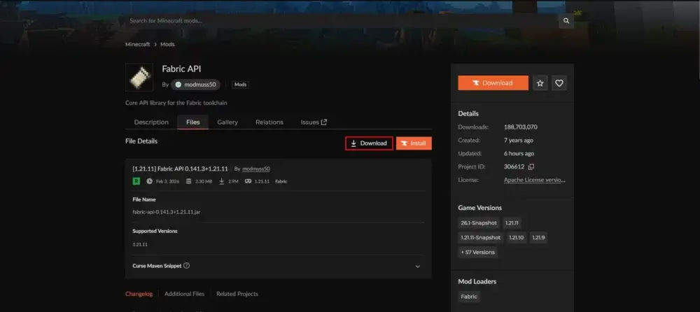 minecraft-fabric-curseforge-download