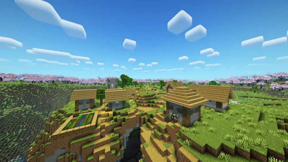 cherry_blossom_village_minecraft