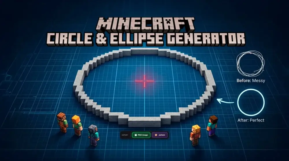 Minecraft Circle Generator Tool
