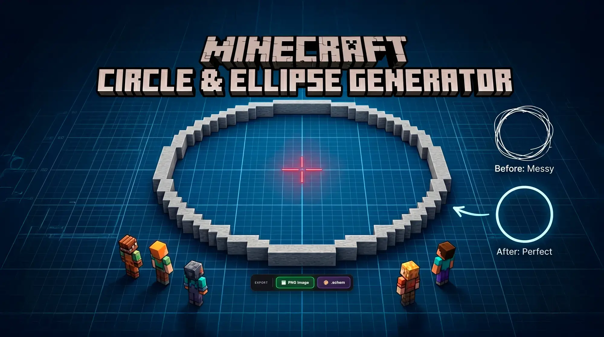 Minecraft Circle Generator Tool - Godlike