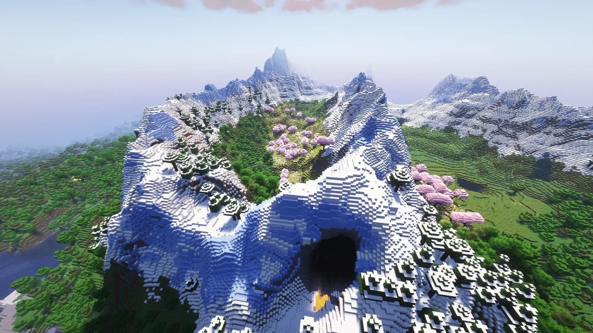 Cherry Blossom Frozen Crater
