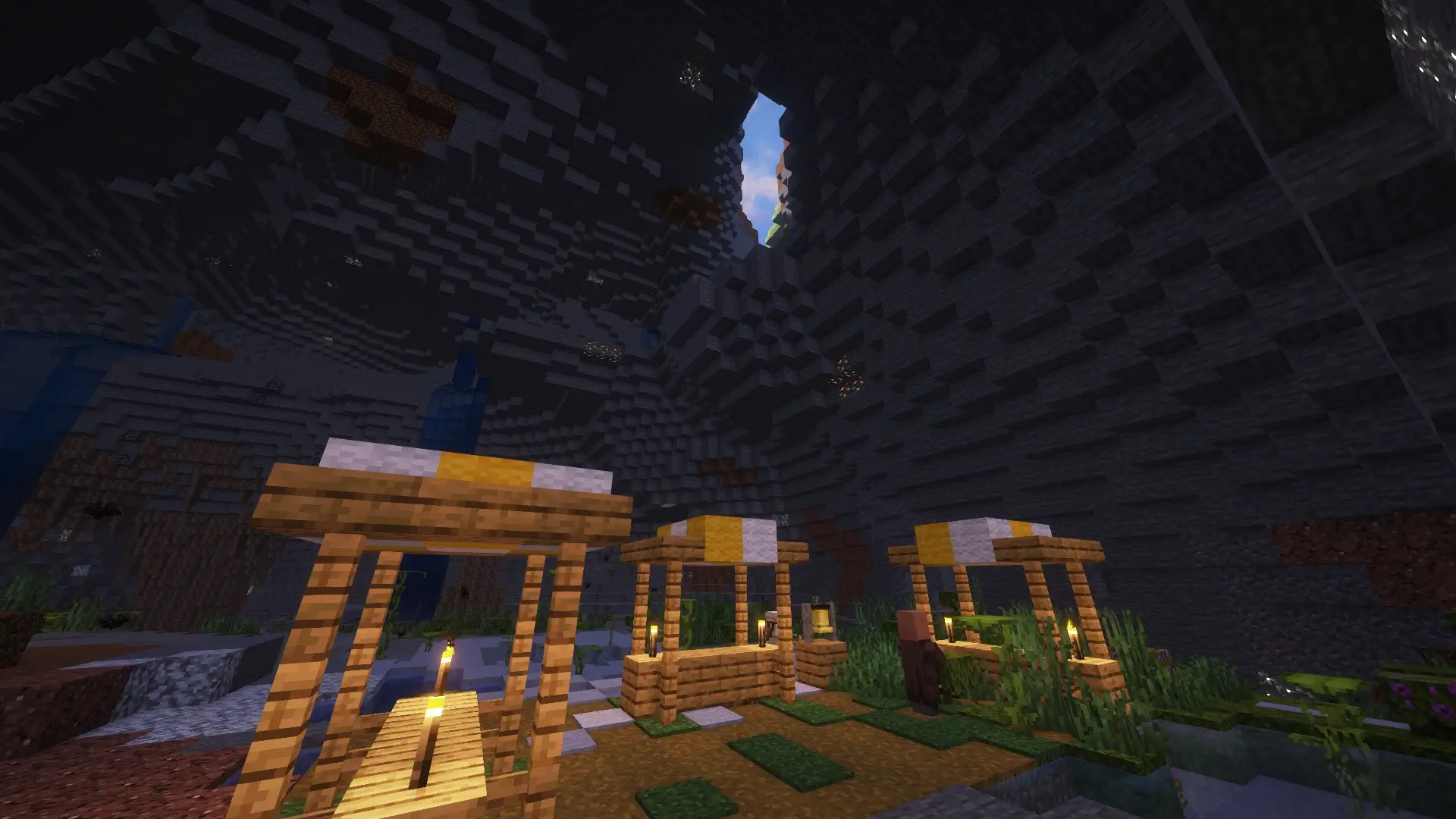 Dark Forest Village & Hidden Cave Market