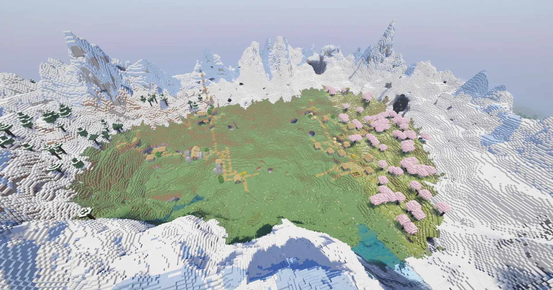 2 Villages In Mountain Crater 3 Ancient Cities