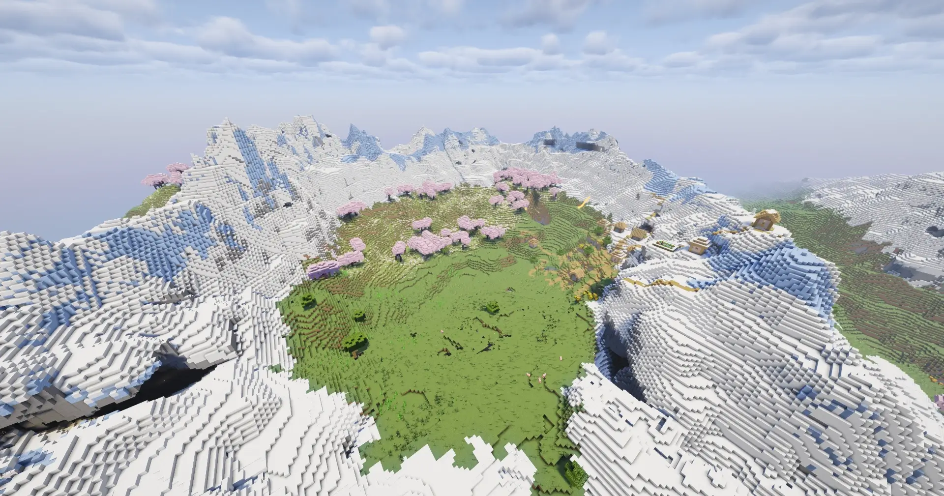Cherry Blossom Mountain Crater Village