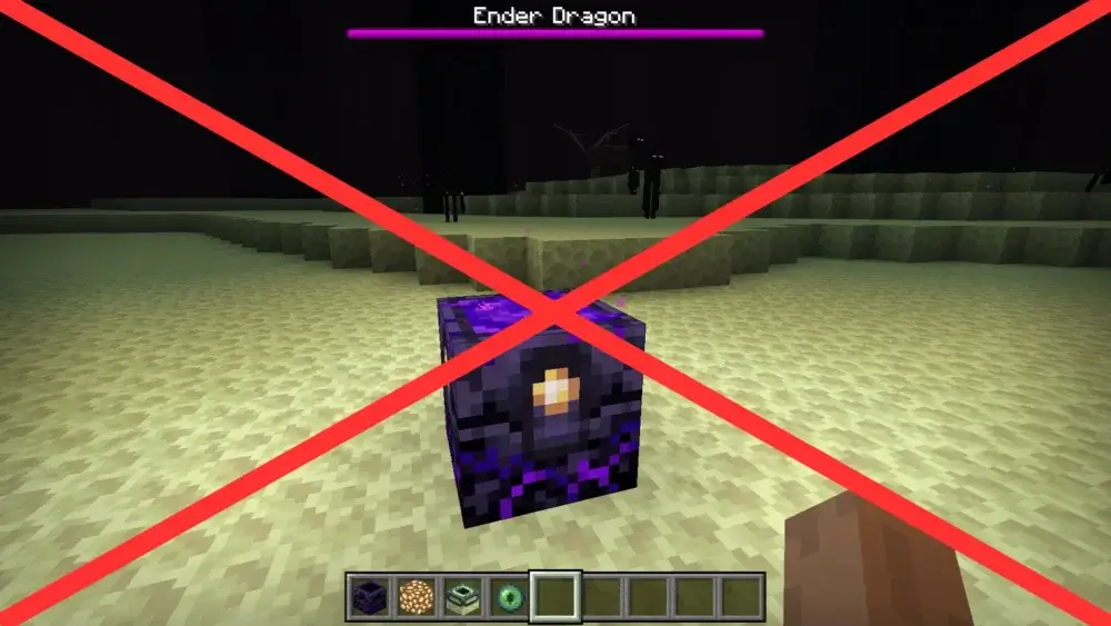 Minecraft Respawn Anchor End Wrong Placement