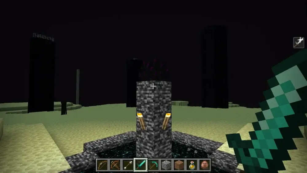 Activated Exit Portal after defeating the Ender Dragon