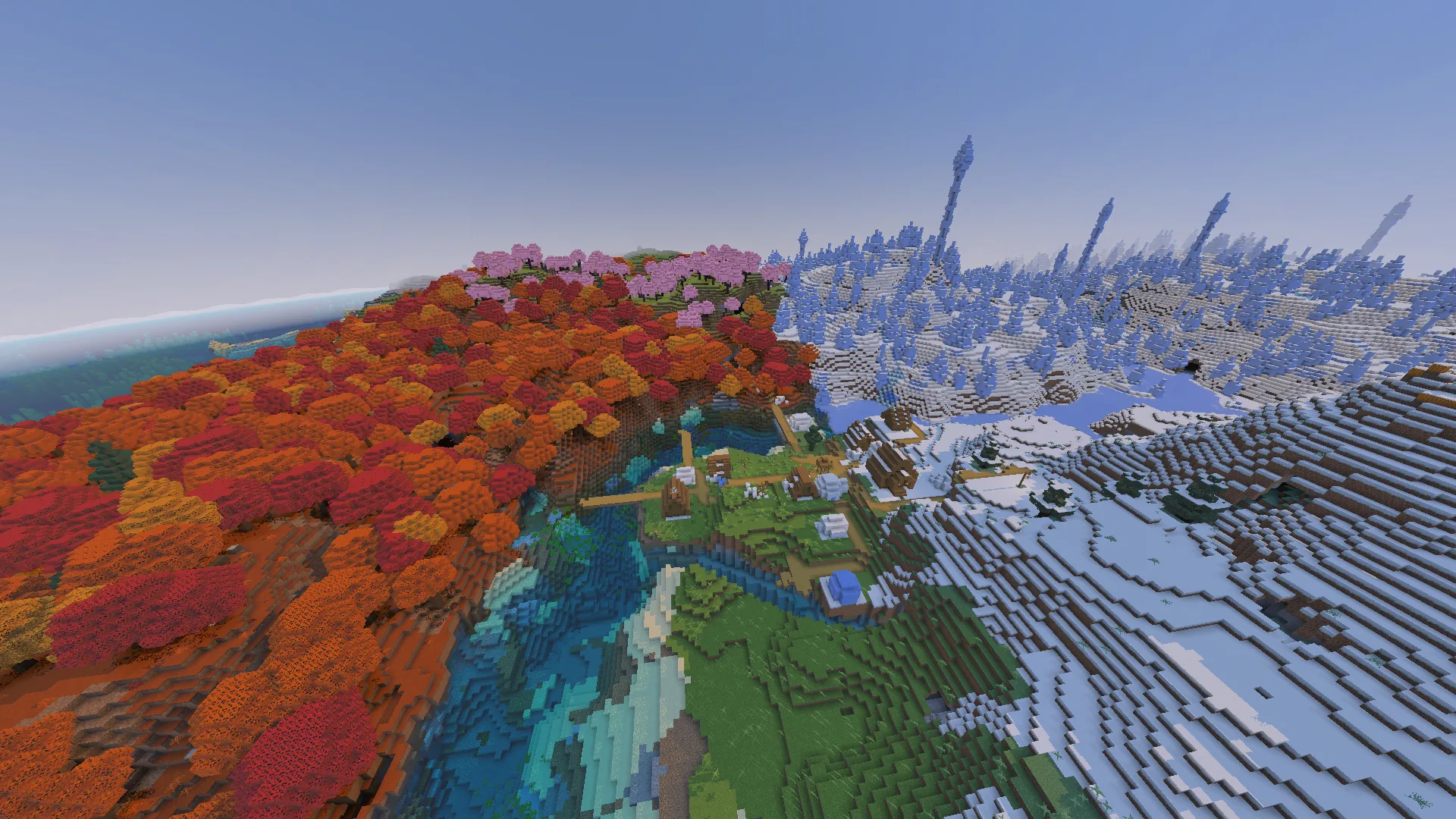 Minecraft 3 Biomes Mix