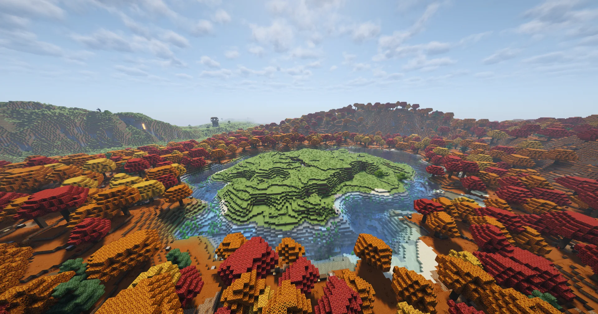 Minecraft Dappled Forest Island