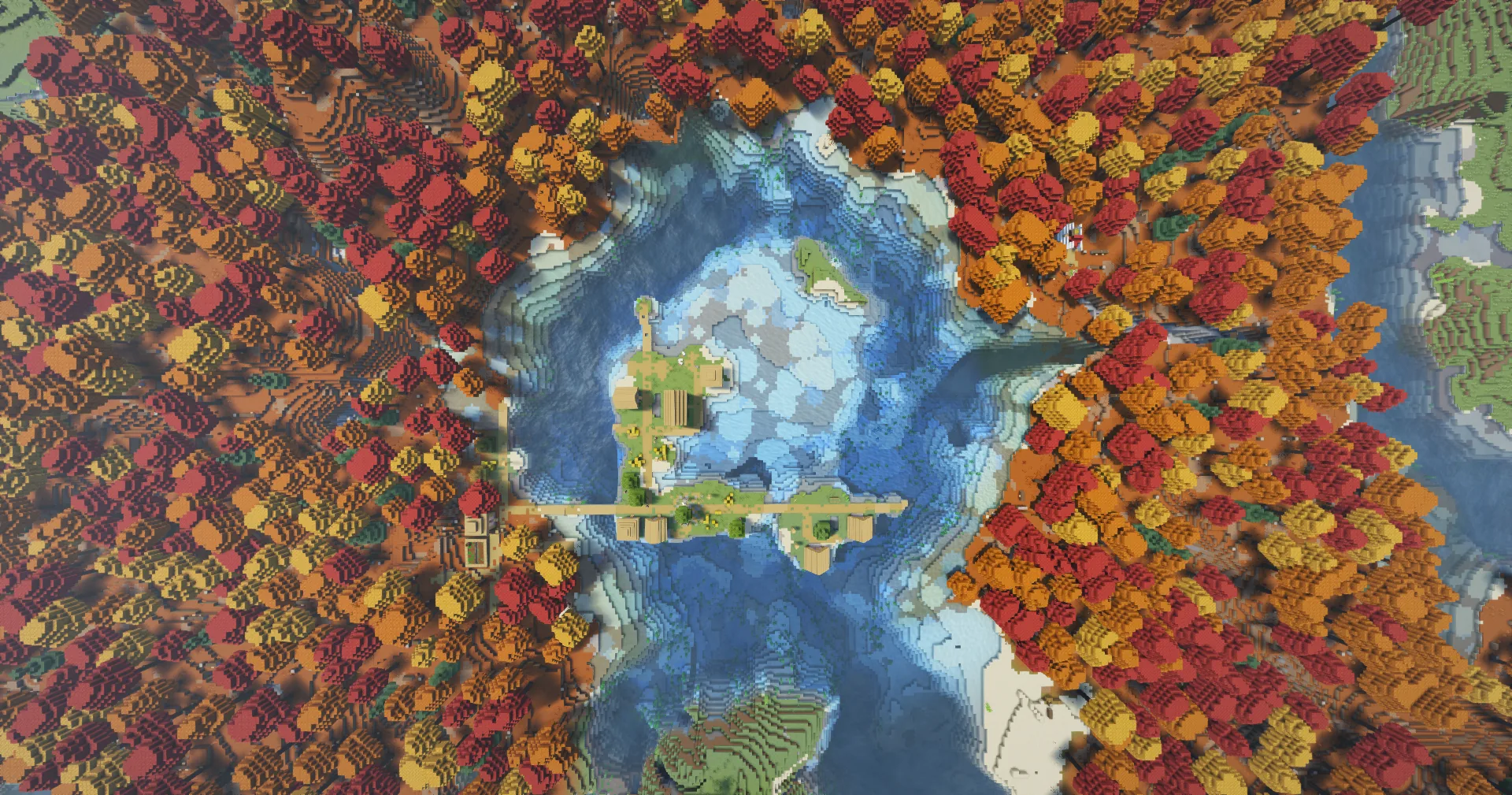 Minecraft Winner Seed Top View