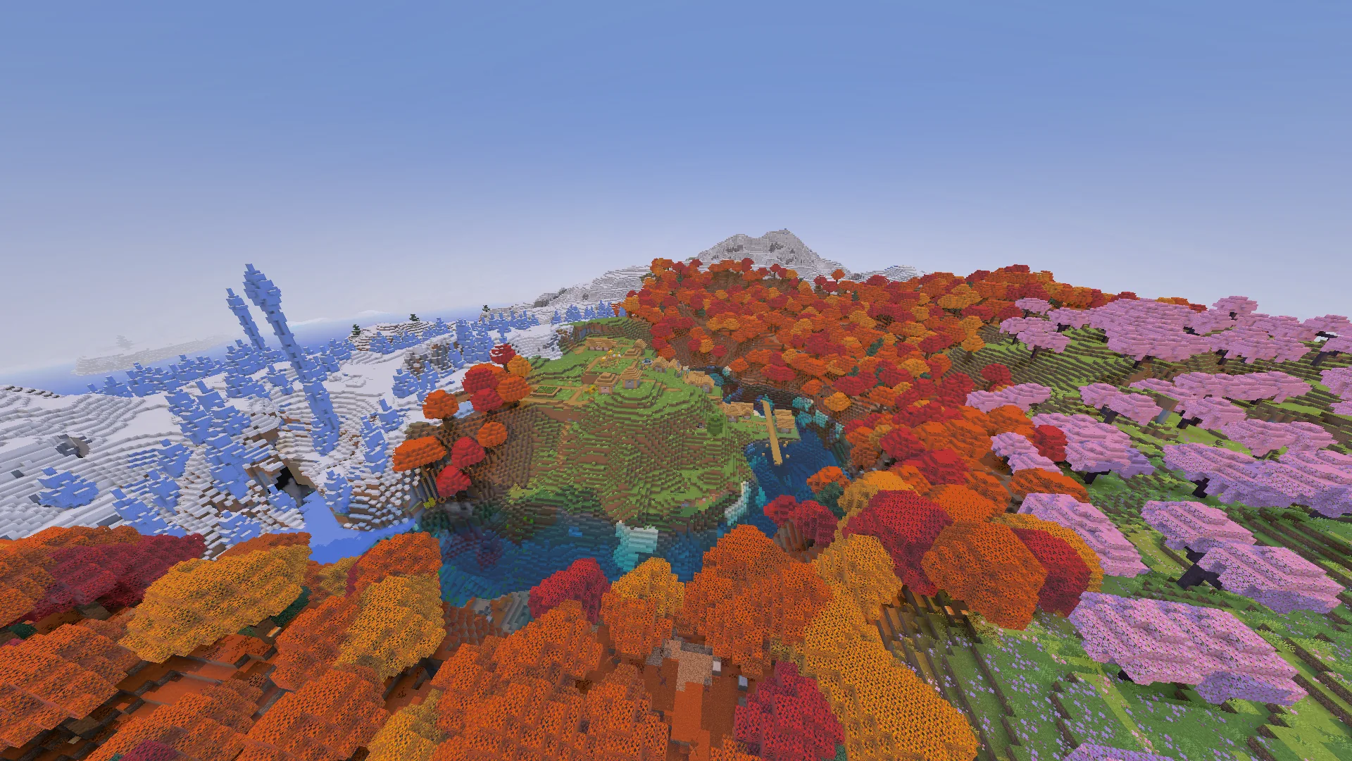 Minecraft Plains Island
