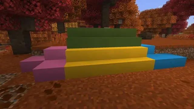 Concrete stairs and slabs added in Minecraft 26.3
