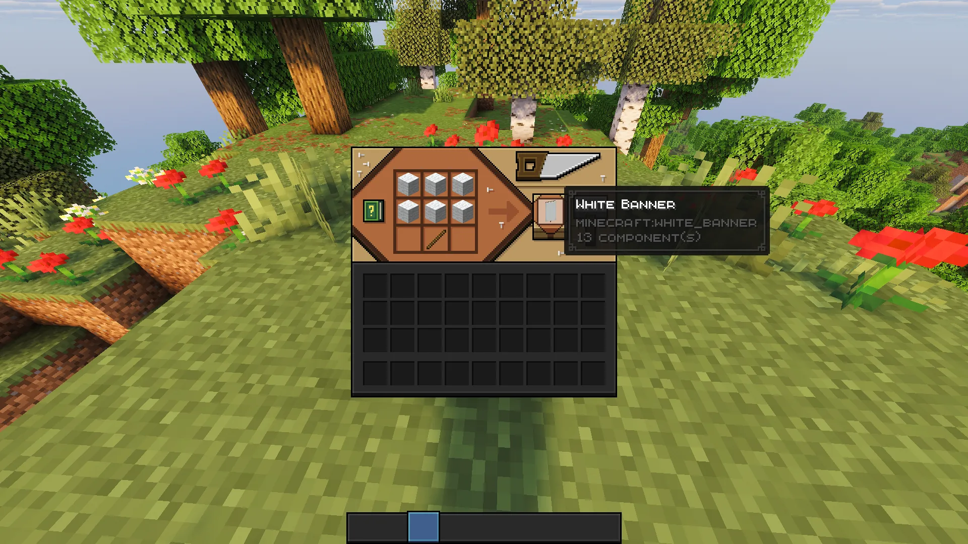 Minecraft Banner Crafting Recipe