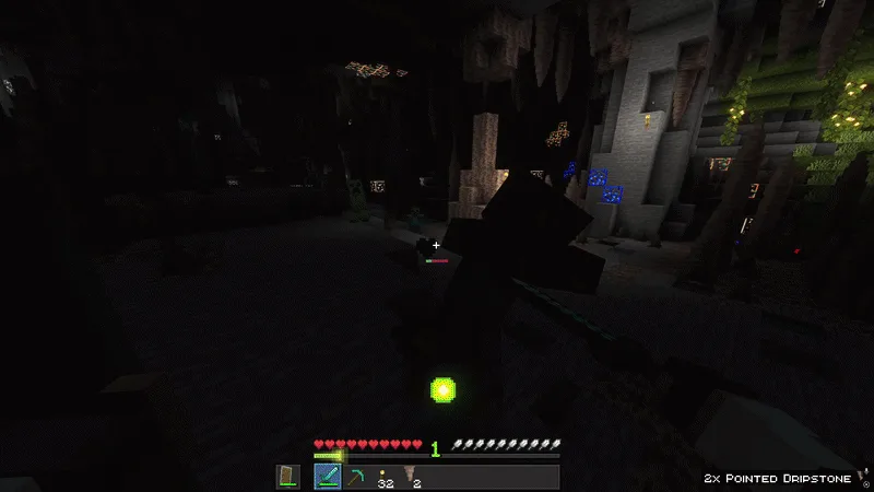 Minecraft Mining Pointed Dripstone