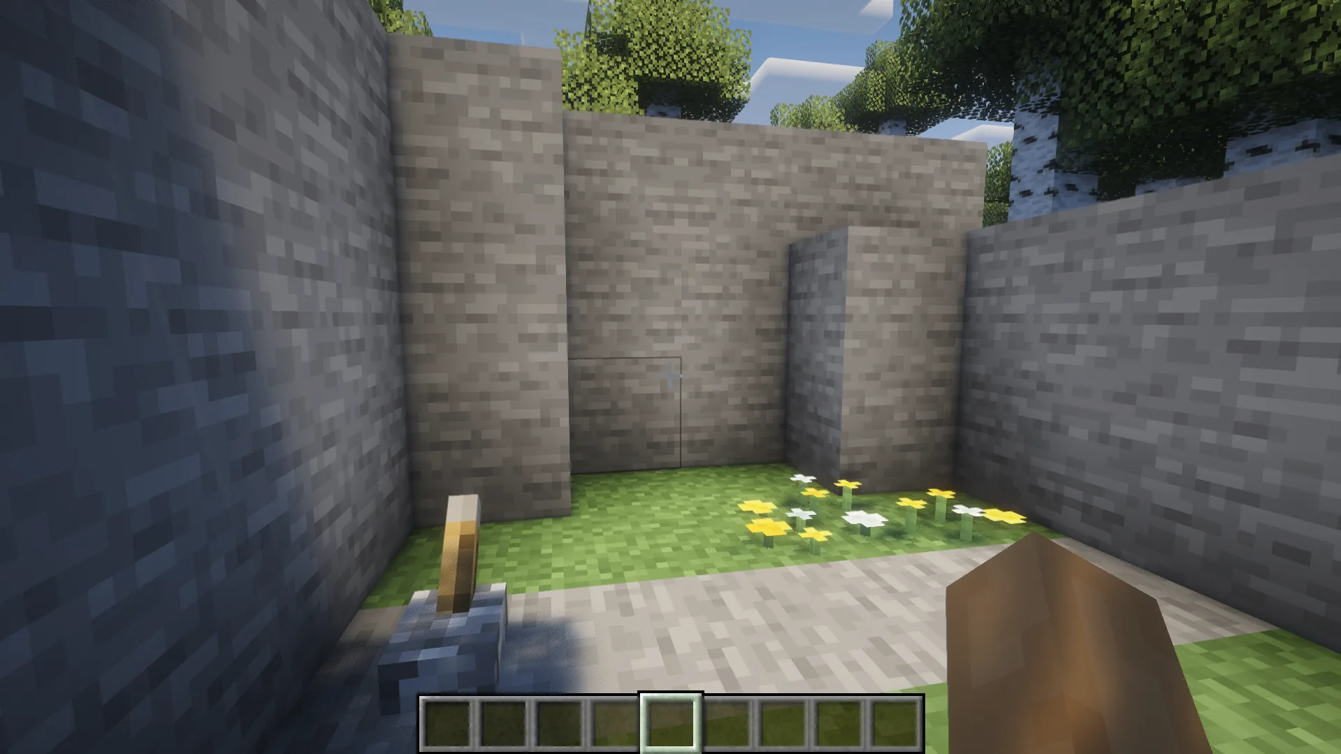 Minecraft Hidden Entrance Closed