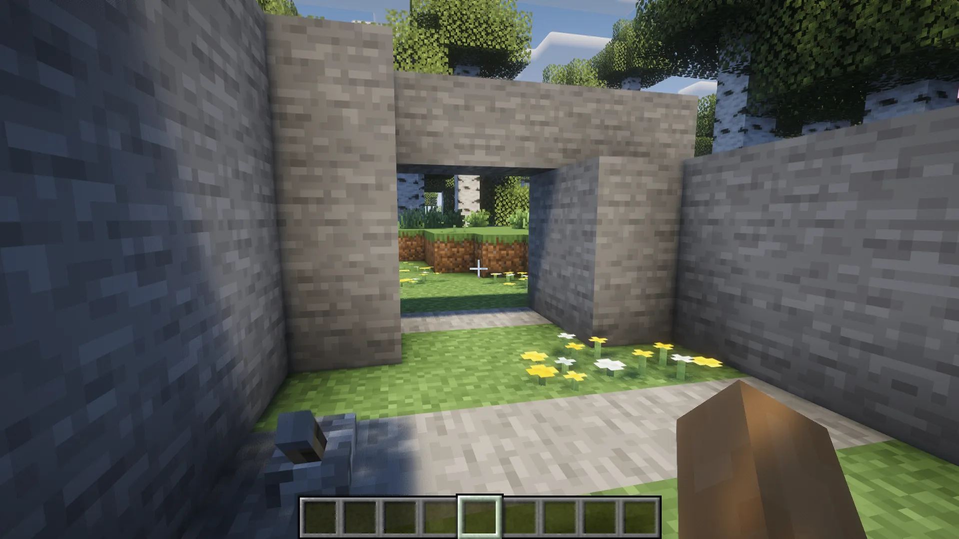 Minecraft Hidden Entrance Opened