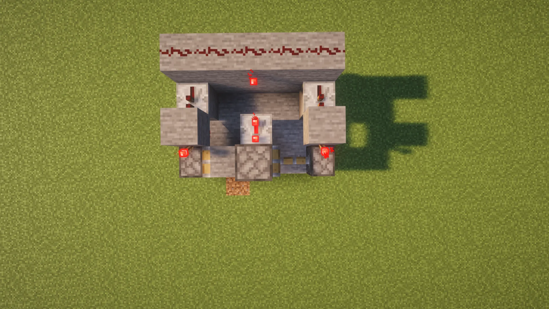 Minecraft Hidden Light System Scheme