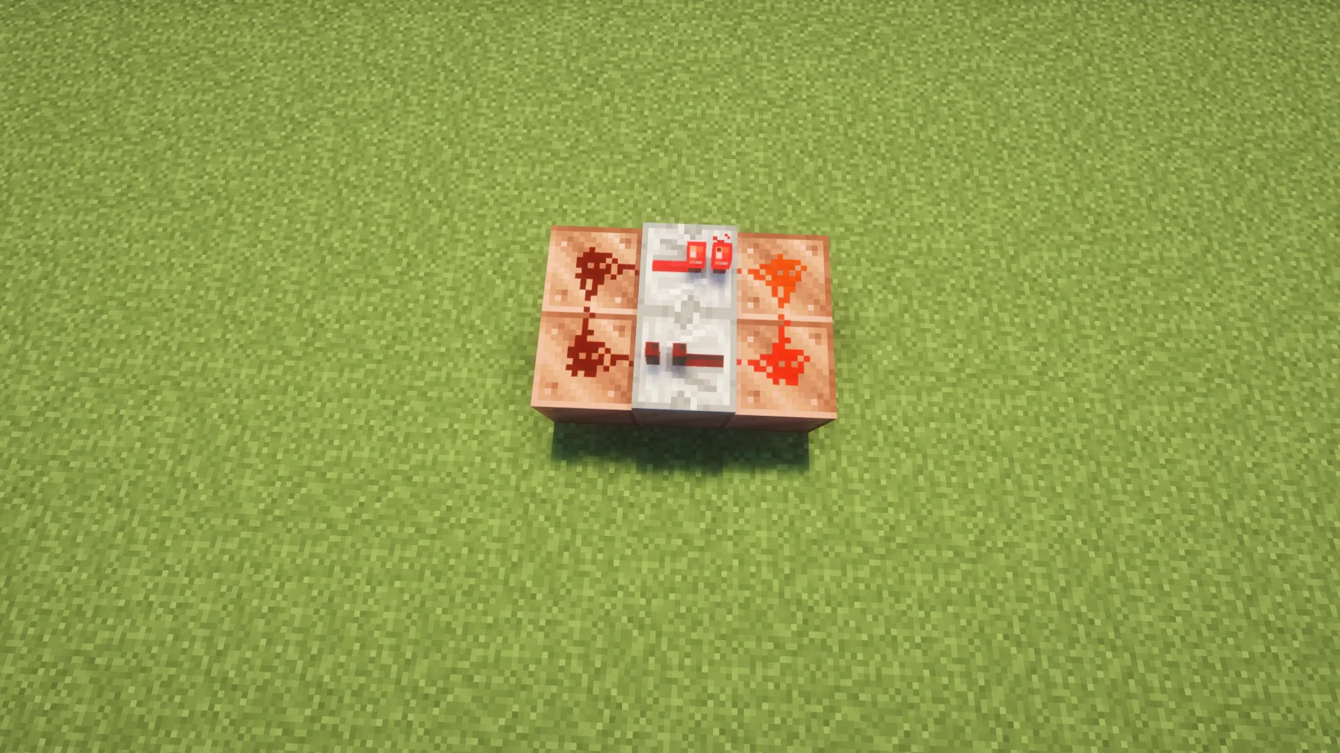 Minecraft Redstone Clock Scheme