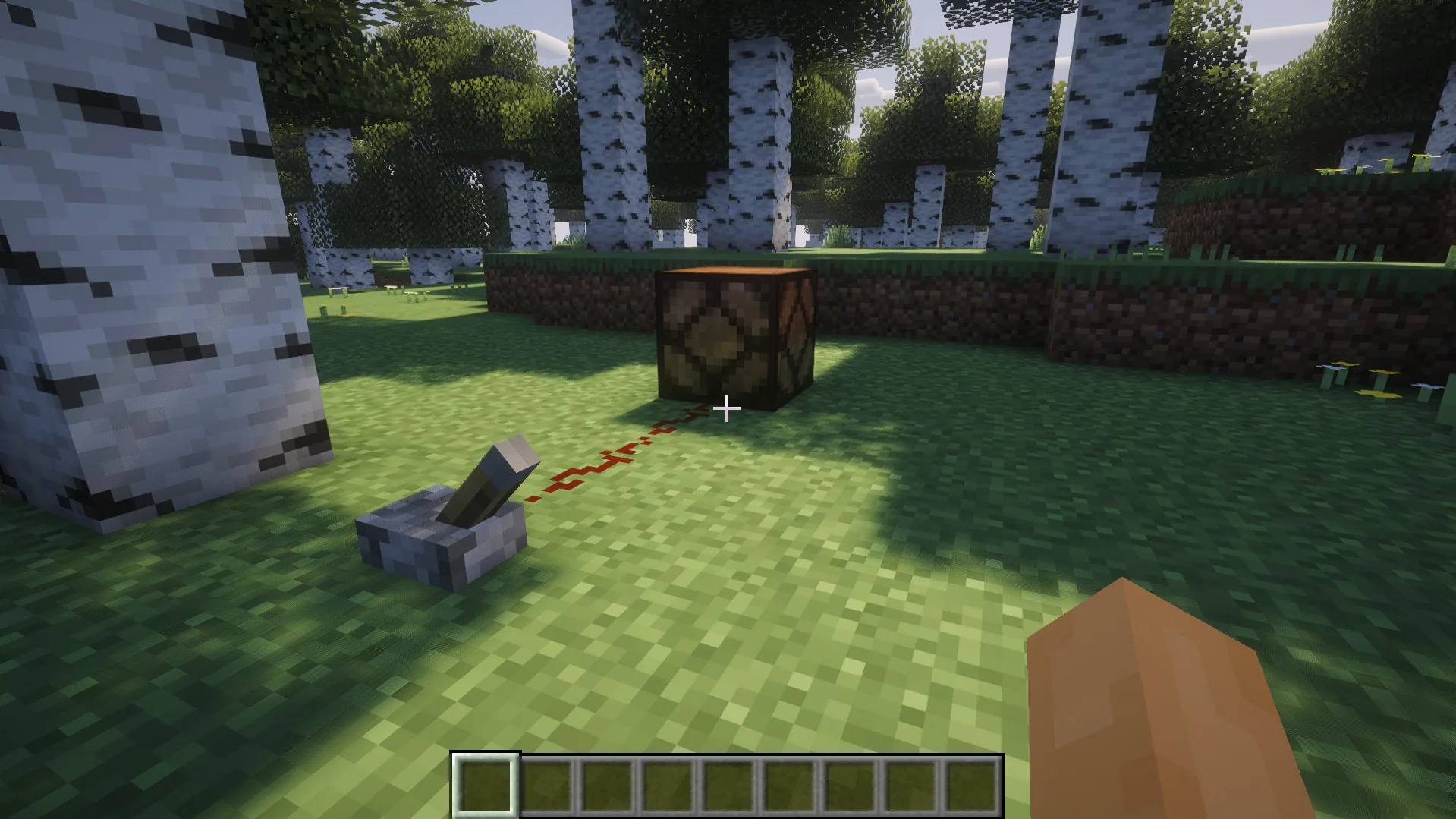 Minecraft Unpowered Redstone Lamp