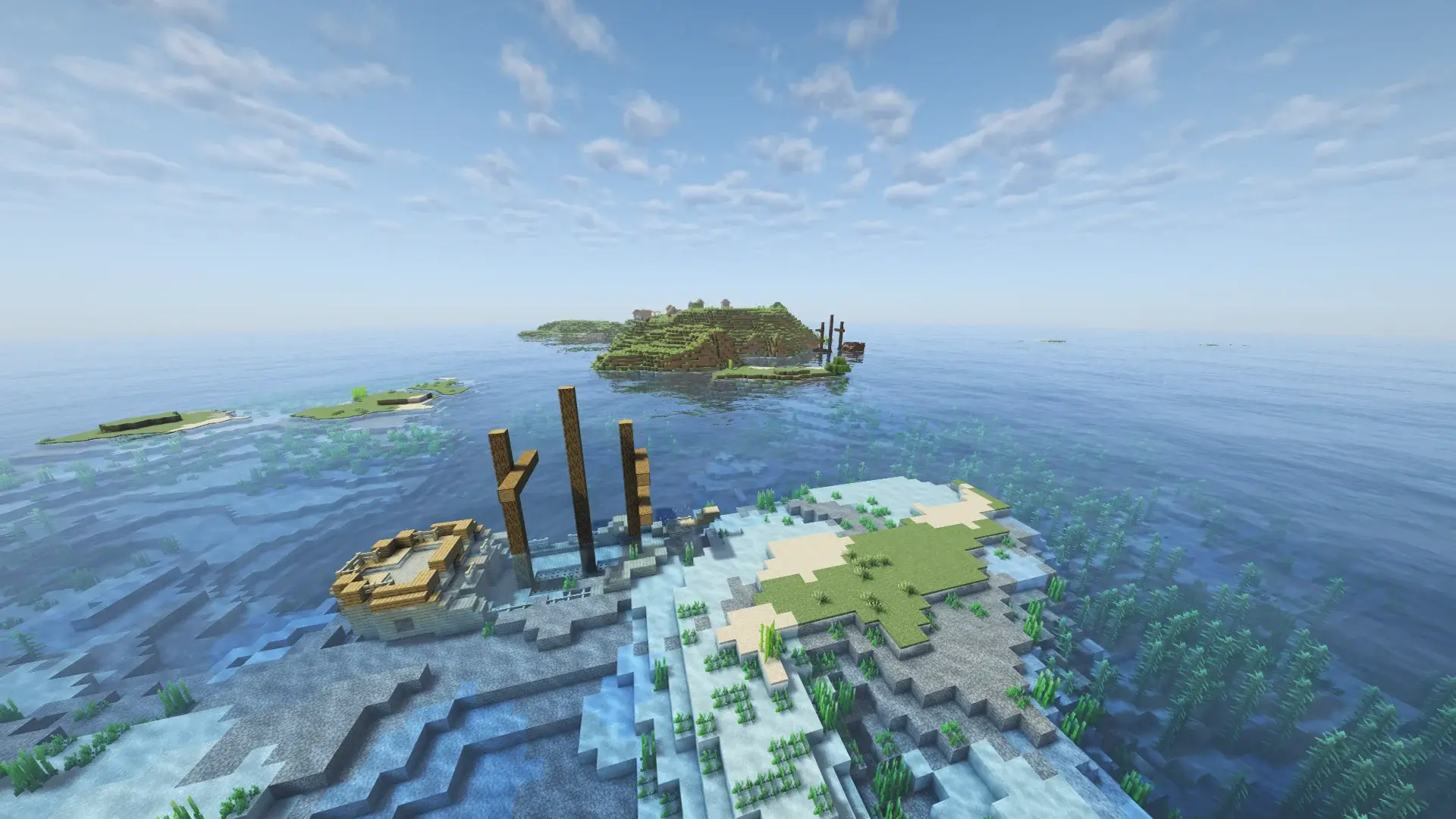 Ocean Island Village & Shipwreck Coastline - Godlike