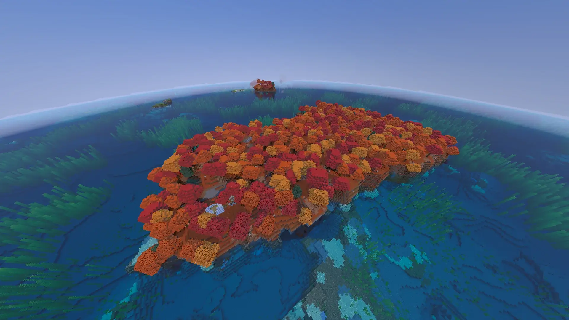 Dappled Forest Island & Campsite Spawn