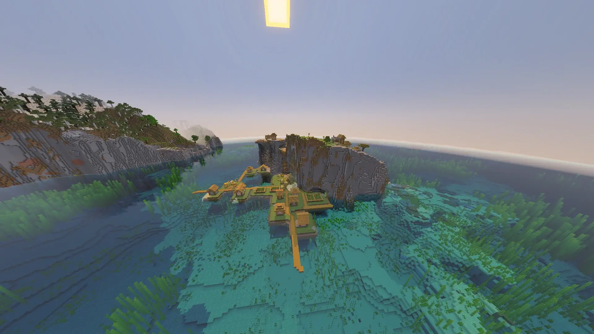 Ocean Cliff Village & Coastal Reefs - Godlike