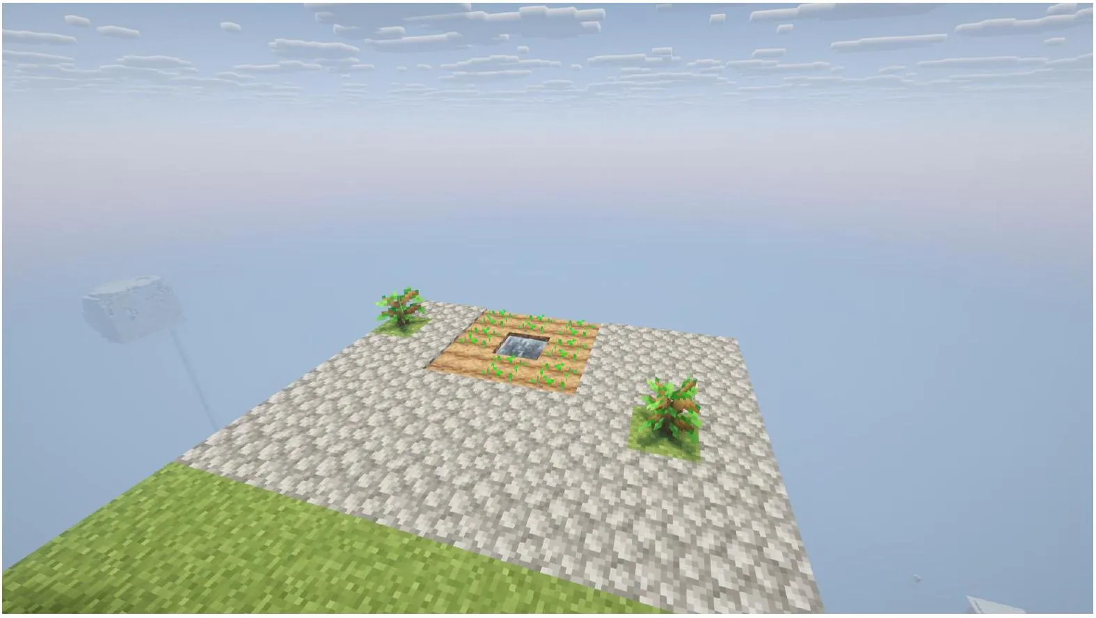 Minecraft SkyBlock Basic Farm